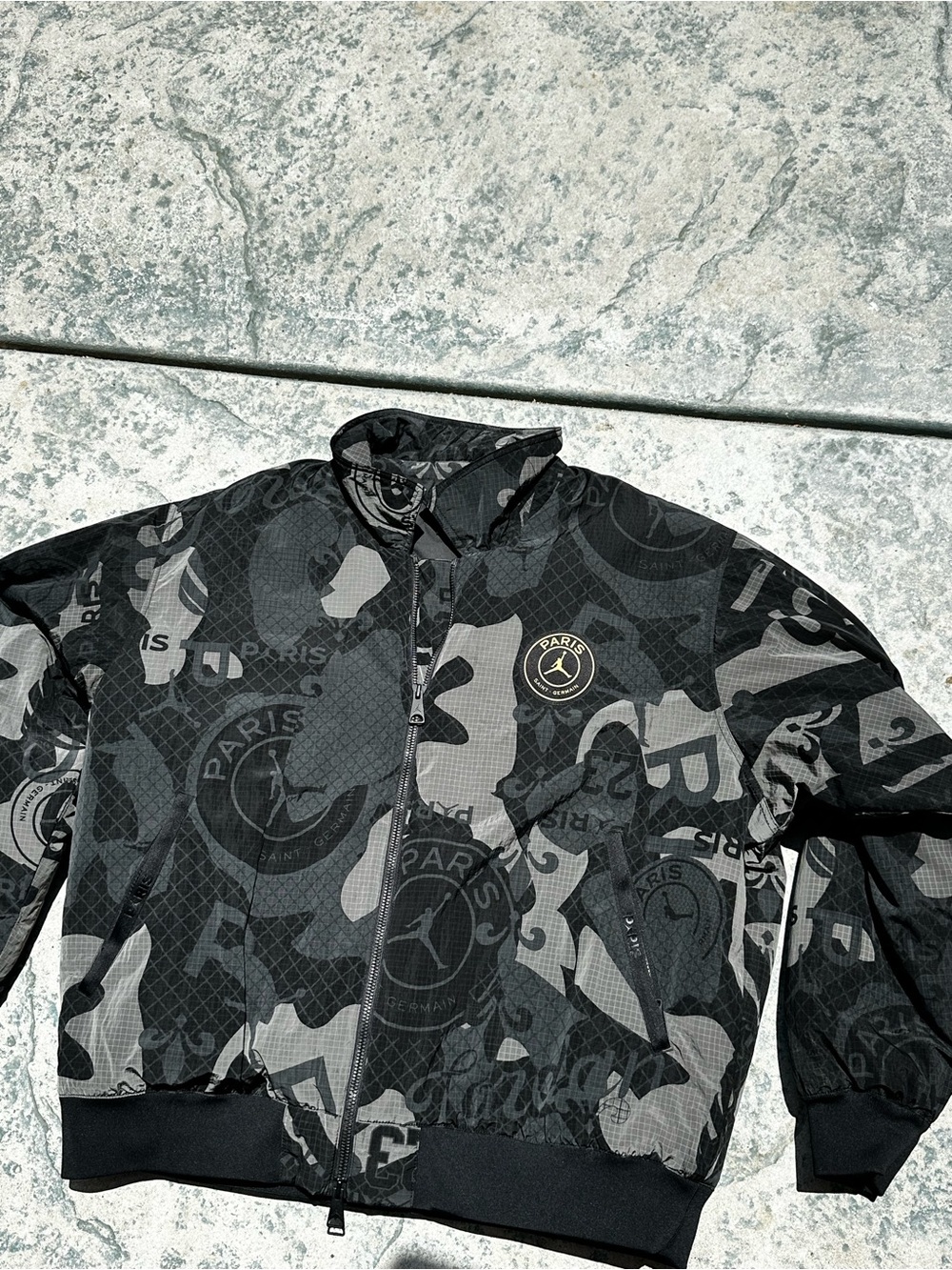 New Nike Jordan x PSG Paris Saint-Germain Full Zip Jacket FN5320-010 Men’s XXL